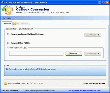 screenshot outlook conversion